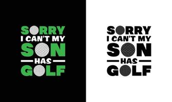 golf Citat t skjorta design, typografi vektor