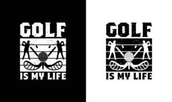 golf Citat t skjorta design, typografi vektor