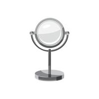 rundes Spiegelsymbol, Cartoon-Stil vektor