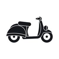 Motorrad-Ikone, einfacher Stil vektor