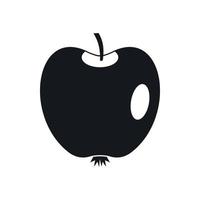 äpple ikon, enkel stil vektor
