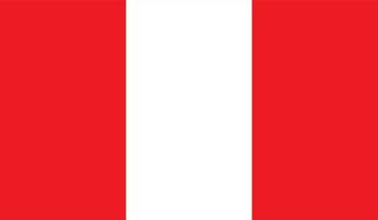 Bild der Peru-Flagge vektor