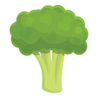 gastronomi broccoli ikon, tecknad serie stil vektor