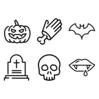 Halloween Icon Set vektor