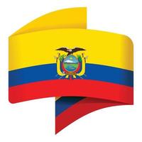 nationaler ecuador symbol cartoon vektor. Reisekultur vektor