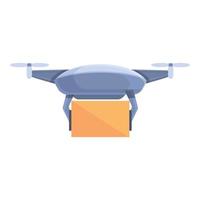 Drohnen-Technologie-Spielzeug-Symbol, Cartoon-Stil vektor