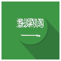 saudi-arabien flaggen design vektor