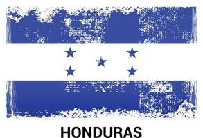 Honduras-Flaggen-Designvektor vektor