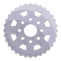 cykel redskap hjul ikon tecknad serie vektor. hjälm del vektor