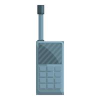 safari walkie prat ikon, tecknad serie stil vektor