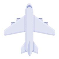 flygplan flyg ikon tecknad serie vektor. flygplan plan vektor