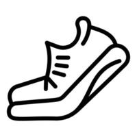 Sportschuh-Symbol, Umrissstil vektor