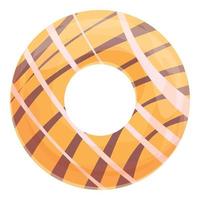 bunter Donut-Symbol Cartoon-Vektor. Zuckerkuchen vektor