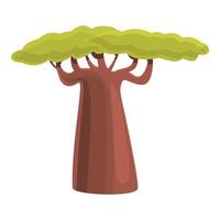 Natur-Baobab-Symbol, Cartoon-Stil vektor