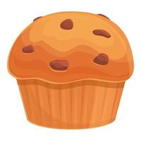 garnering muffin ikon, tecknad serie och platt stil vektor