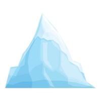 arktisk is ikon tecknad serie vektor. vatten glaciär vektor