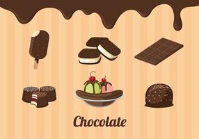 Schokolade Artikel Free Vector
