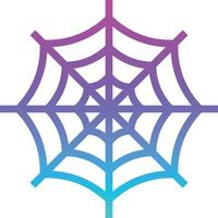Web-Spinne-Tier-Wald Halloween - Farbverlauf-Symbol vektor