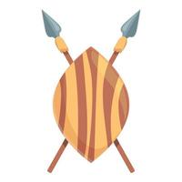 Schild native Symbol Cartoon-Vektor. Stammeskunst vektor