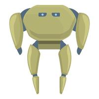 robot karaktär ikon tecknad serie vektor. söt leksak vektor