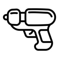 Wasserblaster-Symbol, Umrissstil vektor