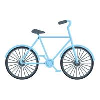 klassisk cykel ikon, tecknad serie stil vektor