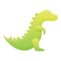 Dino-Badespielzeug-Symbol, Cartoon-Stil vektor