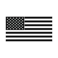 USA flagga ikon vektor