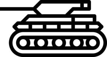 Transport von Panzersoldaten - Gliederungssymbol vektor