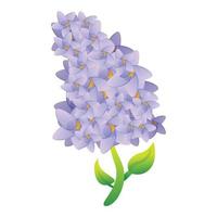 Aroma lila Symbol, Cartoon-Stil vektor