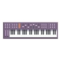 Mixer-Synthesizer-Symbol Cartoon-Vektor. saures Klavier vektor