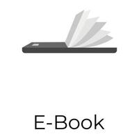 trendiges E-Book vektor