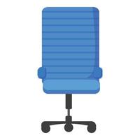 Business-Schreibtisch-Stuhl-Symbol Cartoon-Vektor. Vorderbüro vektor