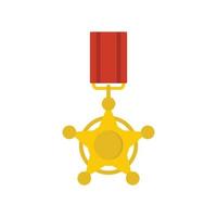 Medaille Symbol Vektor flach