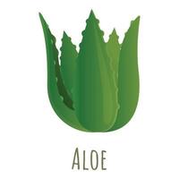 Aloe-Pflanzen-Symbol, Cartoon-Stil vektor