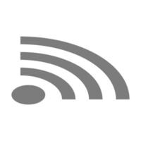 Wi-Fi-Symbol, isometrischer Stil vektor