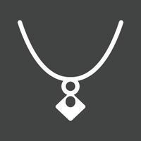Medaillon Glyphe umgekehrtes Symbol vektor