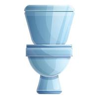 toalett ikon, tecknad serie stil vektor