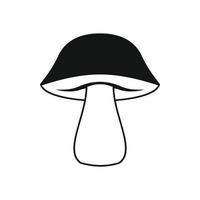 Pilz-Symbol im einfachen Stil vektor