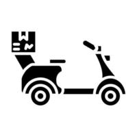 Lieferung Roller Symbol Stil vektor