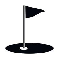 golf enkel ikon vektor