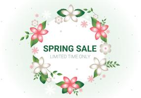 Gratis Spring Sale Vector Bakgrund