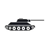 tank ikon, enkel stil vektor