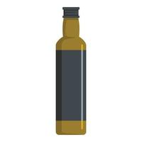 Olivenöl-Symbol, flacher Stil vektor