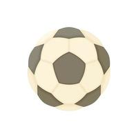 fotboll boll ikon, tecknad serie stil vektor