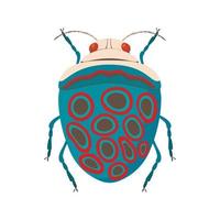 insekt ikon, tecknad serie stil vektor