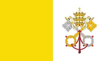 vatican stad flagga bild vektor