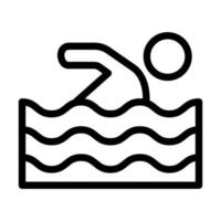 Schwimmen-Icon-Design vektor