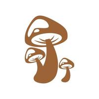 Pilz-Symbol-Logo-Design vektor