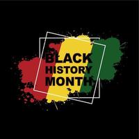 Monat der schwarzen Geschichte feiern. vektorillustrationsdesign grafik schwarz geschichtsmonat vektor